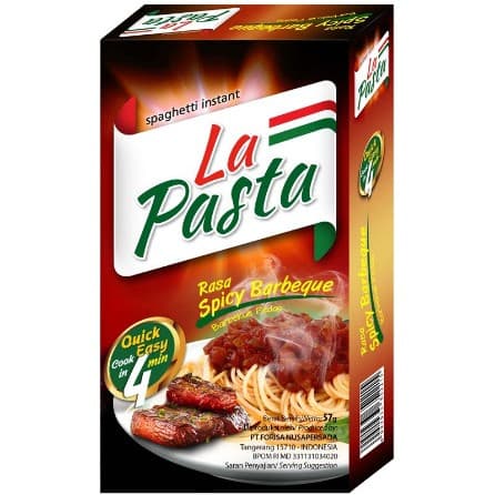 LA PASTA SPICY BARBEQUE 57G