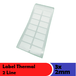 LABEL THERMAL 2LINE  ROL 3x2CM