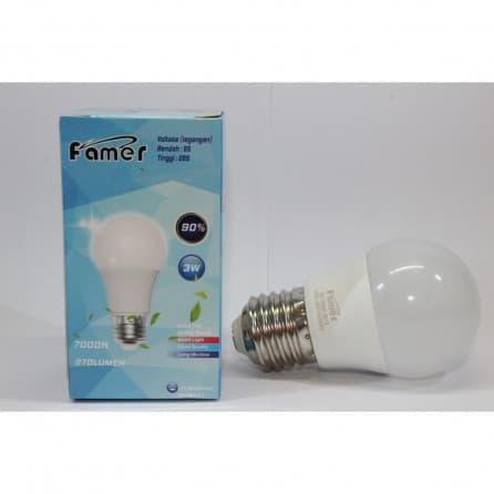 LAMPU FAMER LED BULB 3W