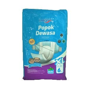 LARISST DIAPERS ADULT 6'S  BAG EXTRALARGE