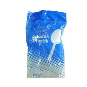 LARISST SENDOK PLASTIK 25'S  PCK 16.5cm
