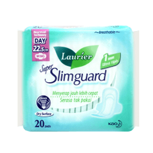 LAURIER PEMBALUT 20'S SLIM GUARD PCK 22.5cm