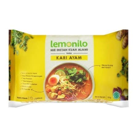 LEMONILO MIE INSTAN KUAH KARI AYAM 70G
