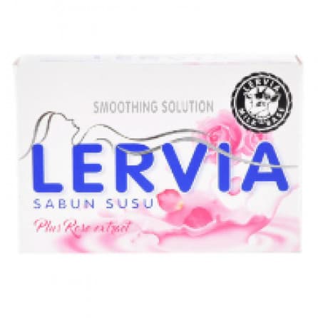 Lervia Sabun Mandi Milk & Rose Bar 90g