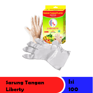 LIBERTY SARUNG TANGAN PLASTIK 100'S  BOX 