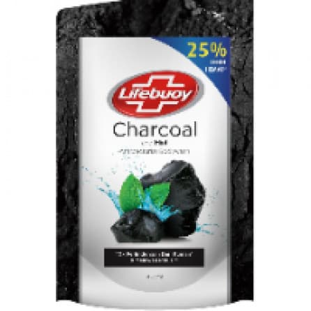 Lifebuoy Sabun Mandi Cair Refill Charcoal 450ml