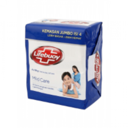 Lifebuoy Sabun Mandi Mild Care 4 Bar 110g