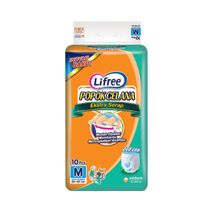 LIFREE PANTS EXTRA SERAP MTI 10'S  BAG MEDIUM