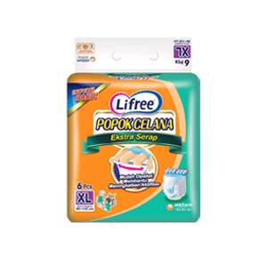 LIFREE POPOK CELANA EXTRA 6'S  BAG EXTRALARGE