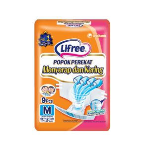 LIFREE POPOK PEREKAT 9/8'S  BAG MEDIUM