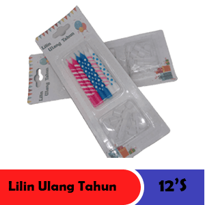 LILIN ULANG TAHUN  PCK 12'S