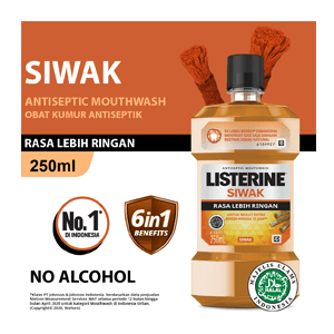 LISTERINE MOUTHWASH ANTISEPTIC SIWAK BTL 250mL