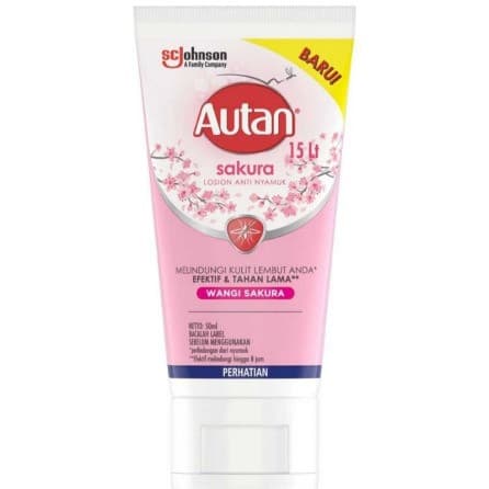 Lotion Anti Nyamuk Autan Sakura Tub 50mL  