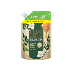 LUX BODY WASH HIJAB ZAITUN & MADU PCH 400mL