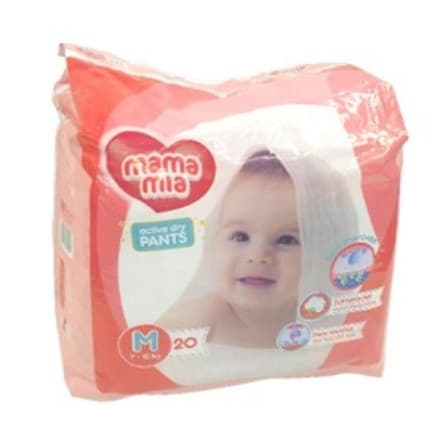 Mama Mia Baby Diapers Pants 18'S BAG MEDIUM