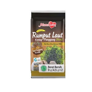 MAMASUKA RUMPUT LAUT PANGGANG (NORI) BBQ PCK 2x4.5g