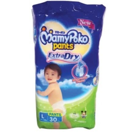Mamy Poko Pants Extra Dry 30'S BAG LARGE