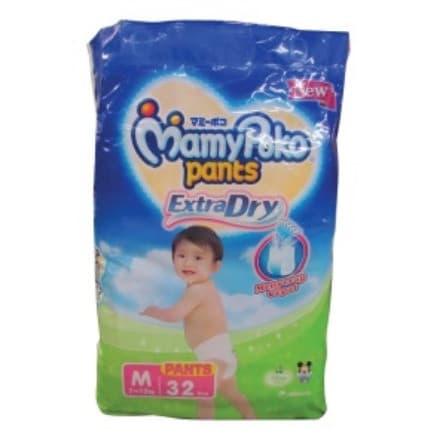 Mamy Poko Pants Extra Dry 32'S BAG MEDIUM