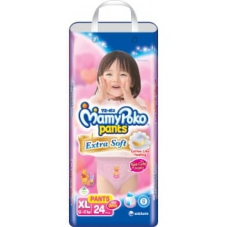 Mamy Poko Pants Royal Soft Girls 24'S BAG EXTRALARGE