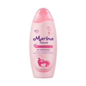 MARINA BODY LOTION NAT.PROTECTS&CARES  BTL 350/335mL