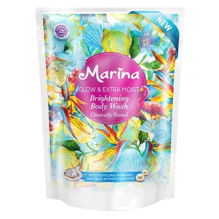 MARINA GLOW&EXTRA MOIST BODY WASH 430ML