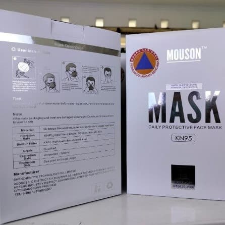 Masker 5 Ply KN95 Mouson 1 Box Isi 50 Pcs