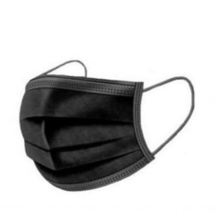 MASKER HITAM ALKINDO AERLOOP 3ply