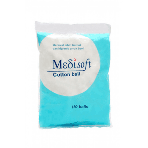MEDISOFT COTTON BALL 120'S  PCK 