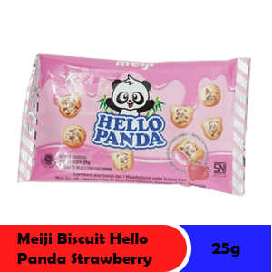 MEIJI BISCUIT HELLO PANDA STRAWBERRY PCK 25g