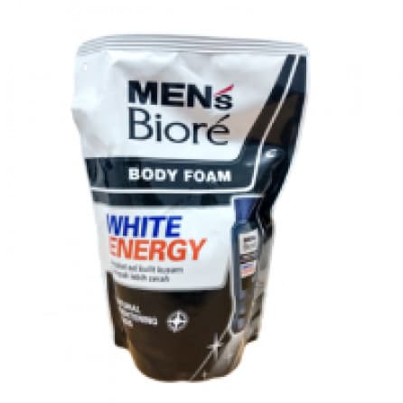 Men's Biore Body Foam Refill White Energy 250ml