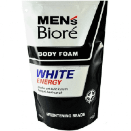 Men's Biore Body Foam Refill White Energy 450ml