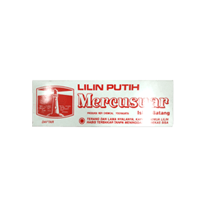 MERCUSUAR LILIN PUTIH  8'S  BOX 