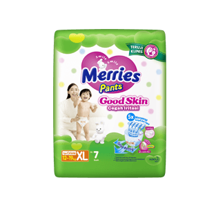 MERRIES PANTS GOOD SKIN 7'S  PCK EXTRALARGE