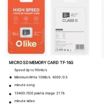 MICRO SD MEMORY CARD TF-16G 