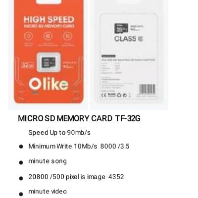 MICRO SD MEMORY CARD TF-32G 