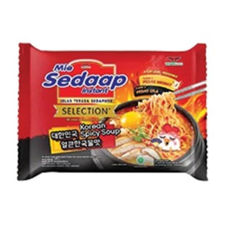 Mie Instant Sedaap Korean Spicy Soup Pck 77 g