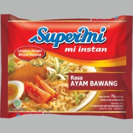 Mie Instant Supermi Ayam Bawang Pck 75 g