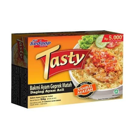 MIE SEDAP TASTY AYAM GEPREK 124g