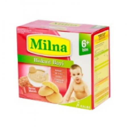 Milna Biscuit Bayi 6+ BERAS MERAH BOX 130g
