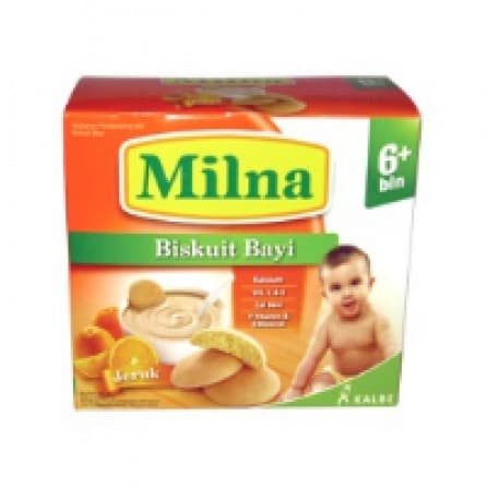 Milna Biscuit Bayi 6+ Jeruk BOX 130g