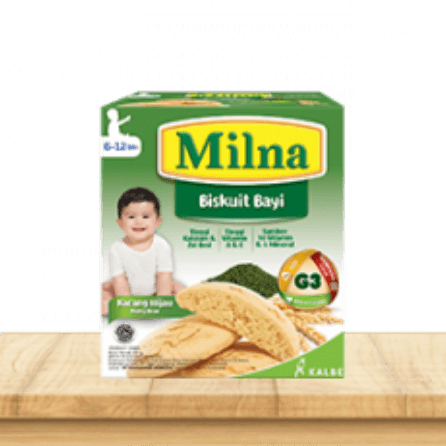 MILNA BISKUIT BAYI KACANG HIJAU 130G