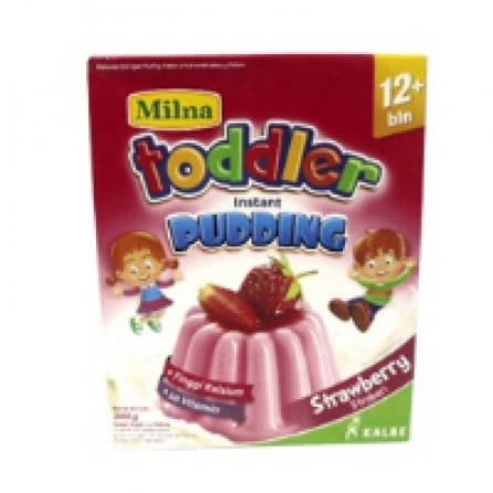 Milna Instant Pudding Toodler STRAWBERY BOX 120g