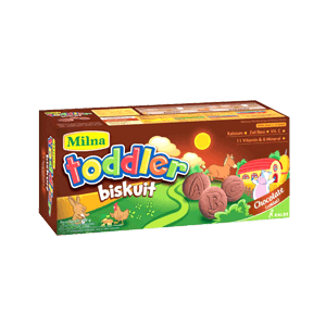 MILNA KINDER BISKUIT COKLAT  BOX 110g