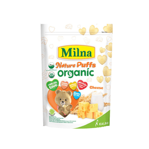 MILNA NATURE PUFFS ORGANIC CHEESE PCH 15g