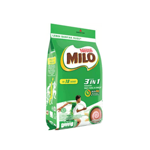 MILO HEALTY DRINK 3 IN 1 ACTIGEN-E BAG 18x34g
