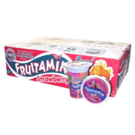 Minuman Fruitamin Stroberi Isi 24 Cup 180mL