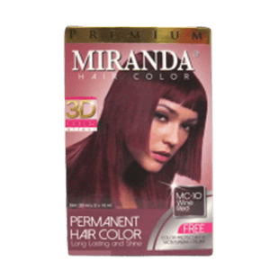 MIRANDA HAIR COLOR WINE RED BOX 30mL X 2