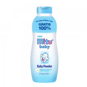 MITU BABY POWDER BLUE BTL 50+50g