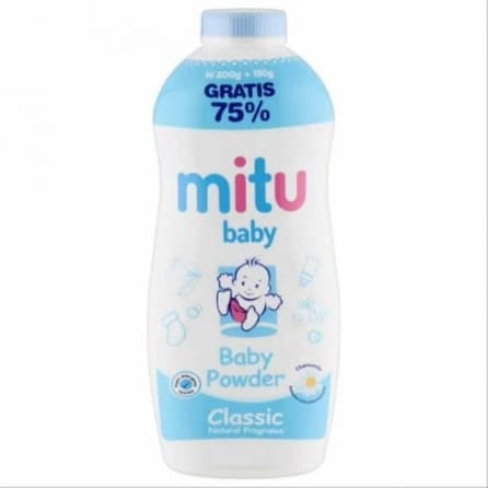 MITU BABY POWDER CLASSIC 200+150g
