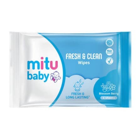 MITU BABY WIPES F&C BLOSSOM BERRY 4'S